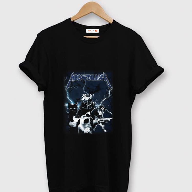 Nice Meowtallic Rock Band shirt 1 - Nice Meowtallic Rock Band shirt