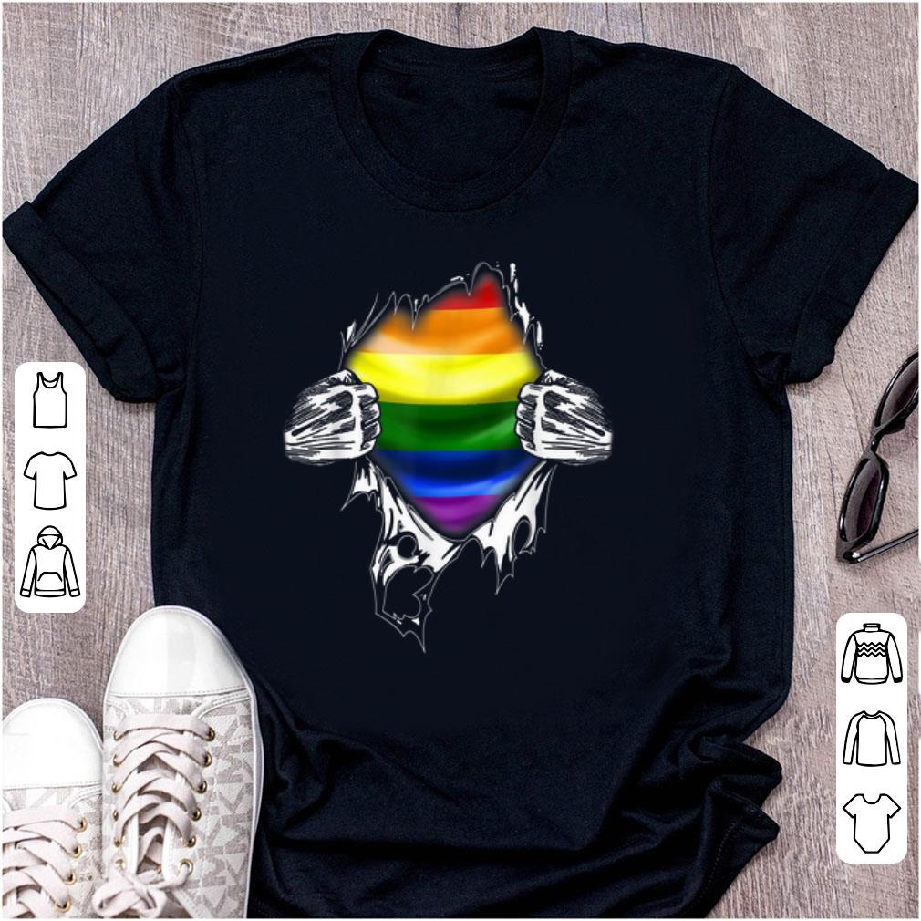 Nice Superhero Ripped LGBT Gay Pride shirt 1 - Nice Superhero Ripped LGBT Gay Pride shirt