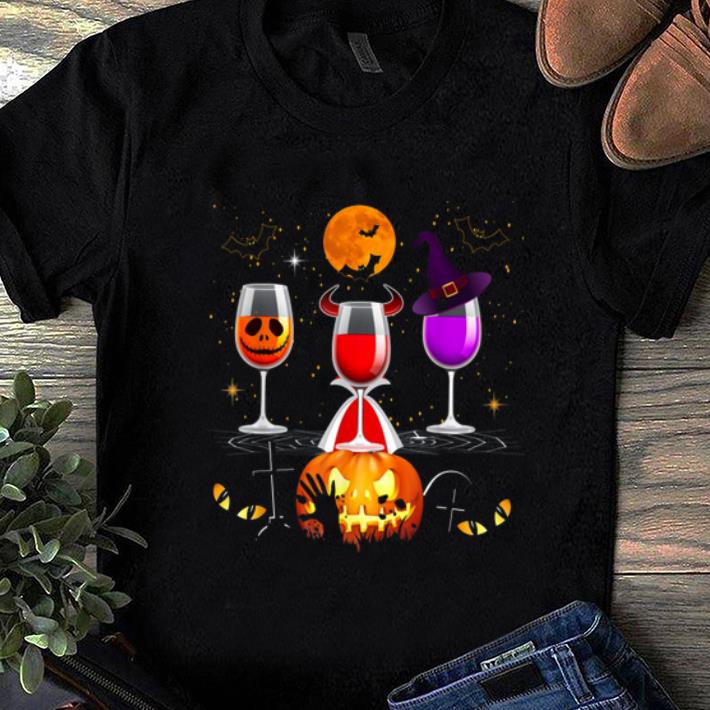 Nice Wine Glass Of Witchcraft Halloween Funny shirt 1 - Nice Wine Glass Of Witchcraft Halloween Funny shirt