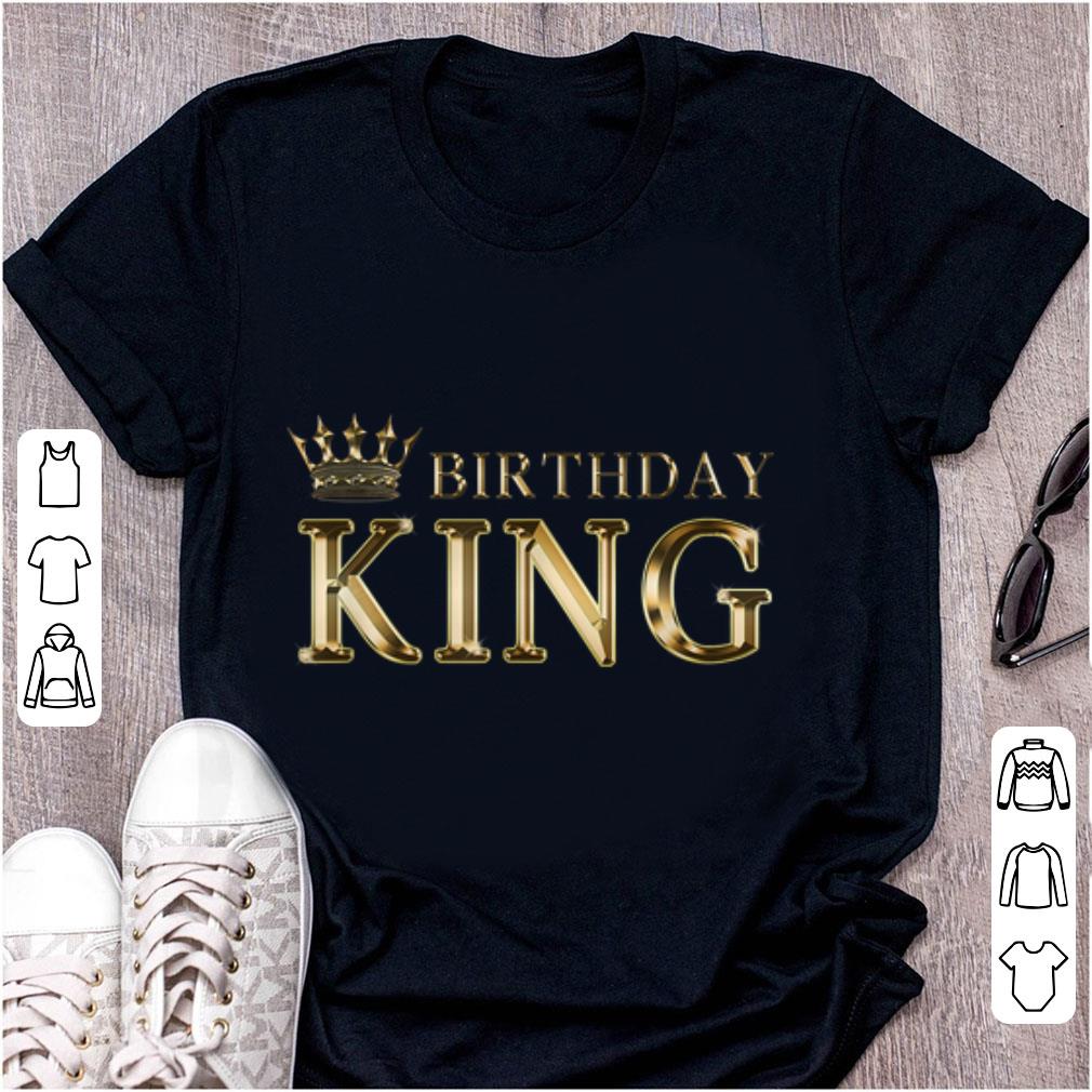 Official Birthday King Gold Crown shirt 1 - Official Birthday King Gold Crown shirt