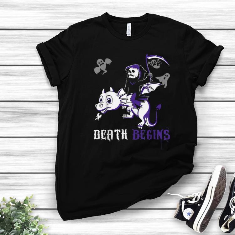 Official Death Begins Funny Halloween Costume Gift For Dragon Lover 1 - Official Death Begins Funny Halloween Costume Gift For Dragon Lover