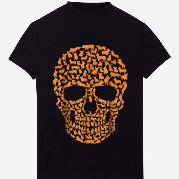 Official Dog Corgi Cool Skull Halloween Costume Idea Gift shirt 1 - Official Dog Corgi Cool Skull Halloween Costume Idea Gift shirt