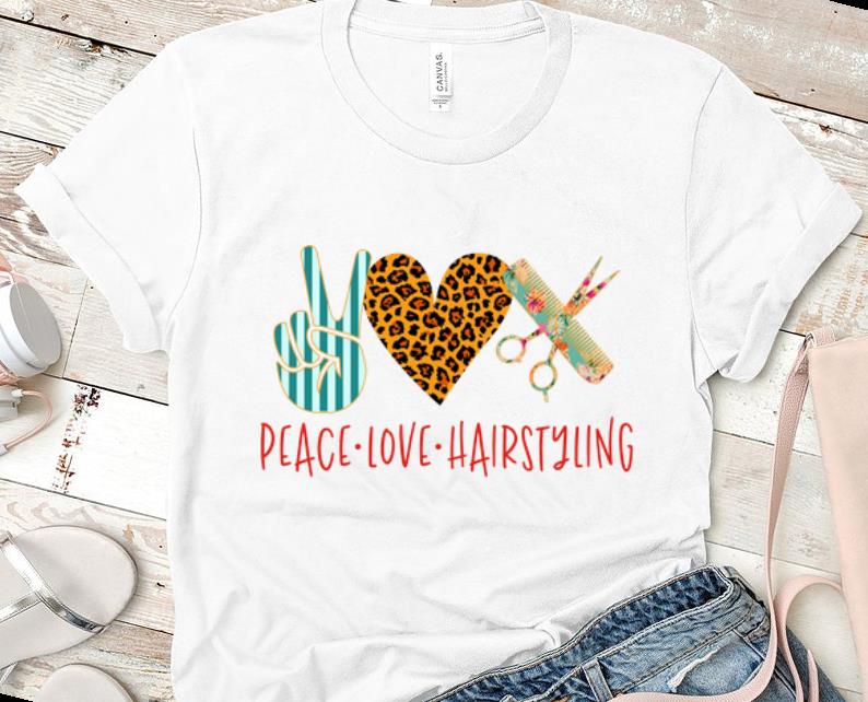 Official Peace Love Hair Styling shirt 1 - Official Peace Love Hair Styling shirt