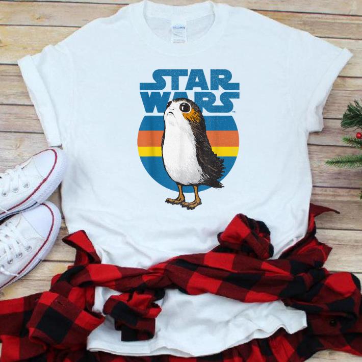 Official Star Wars Last Jedi Porg Retro shirt 1 - Official Star Wars Last Jedi Porg Retro shirt