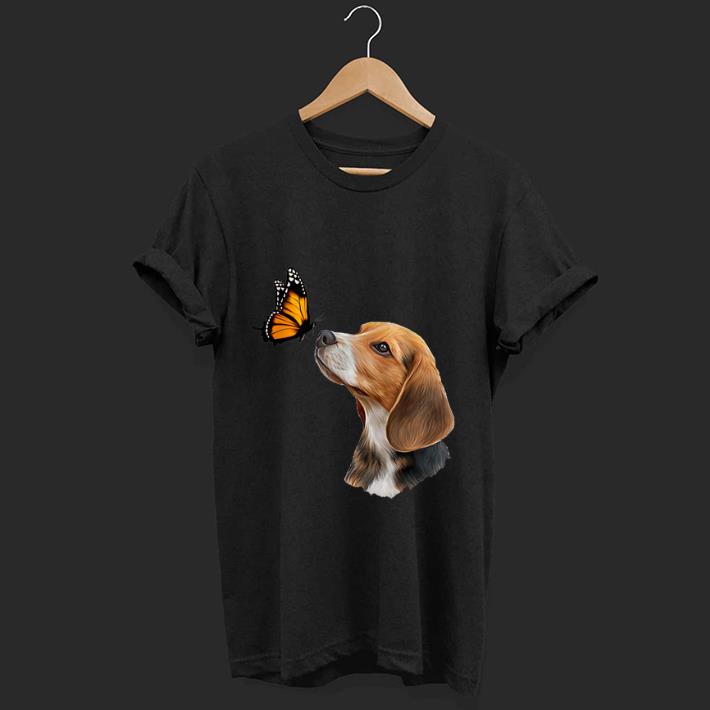 Original Beagle With Butterfly shirt 1 - Original Beagle With Butterfly shirt