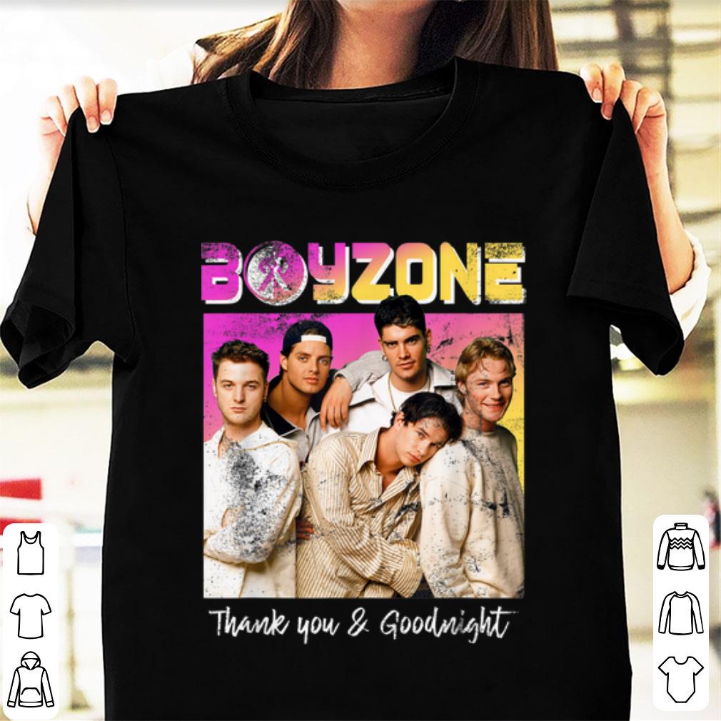 Original Boyzone Thank You Goodnight 2019 Tour Merchandise shirt 1 - Original Boyzone Thank You & Goodnight 2019 Tour Merchandise shirt