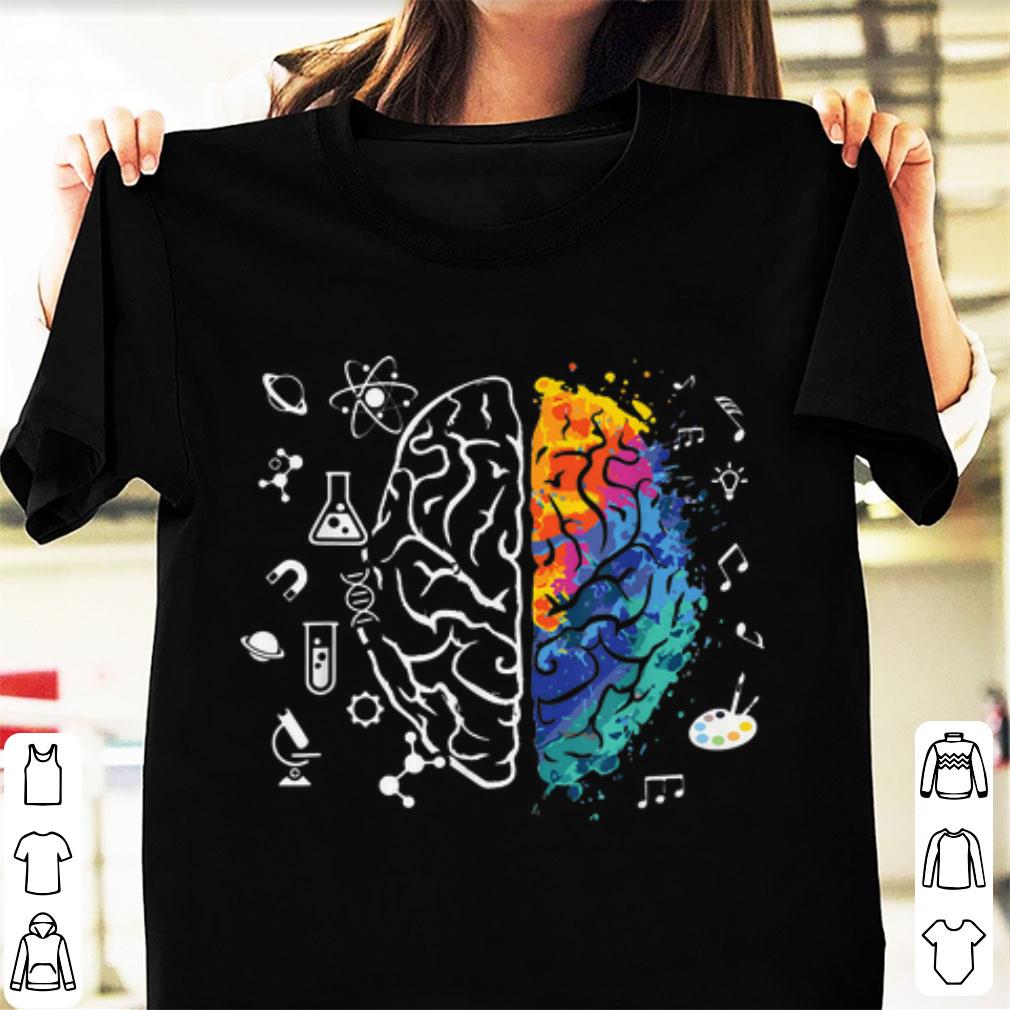 Original Colorful Brain Science And Art shirt 1 - Original Colorful Brain Science And Art shirt
