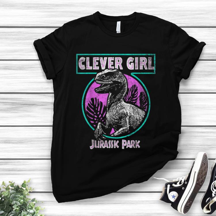 Original Jurassic Park Retro Raptor Clever Girl shirt 1 - Original Jurassic Park Retro Raptor Clever Girl shirt