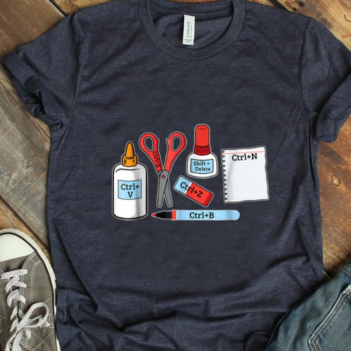 Original Real Life Computer Keyboard Shortcut Keys shirt 1 - Original Real Life Computer Keyboard Shortcut Keys shirt