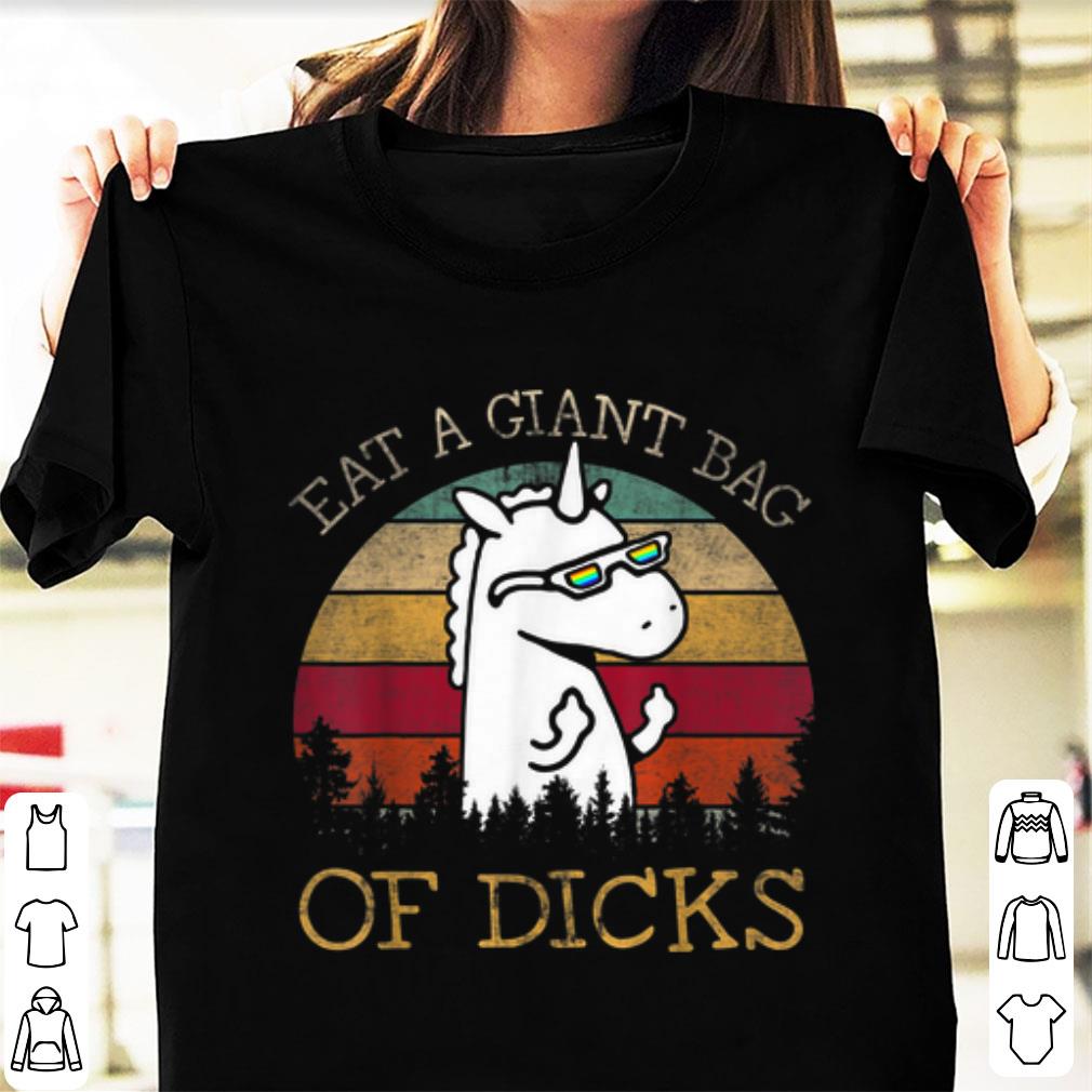 Original Unicorn Eat A Giant Bag Of Dicks Vintage shirt 1 - Original Unicorn Eat A Giant Bag Of Dicks Vintage shirt