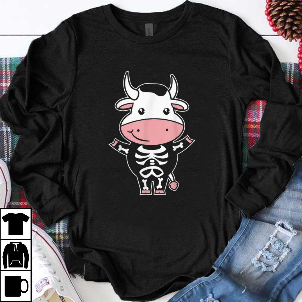 Premium Cow Skeleton Costume Funny Easy Animal Halloween Gift shirt 1 - Premium Cow Skeleton Costume Funny Easy Animal Halloween Gift shirt