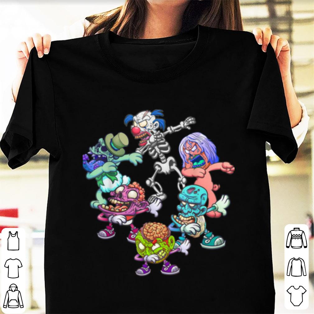 Premium Dabbing Halloween Funny Zombie Monsters shirt 1 - Premium Dabbing Halloween Funny Zombie Monsters shirt
