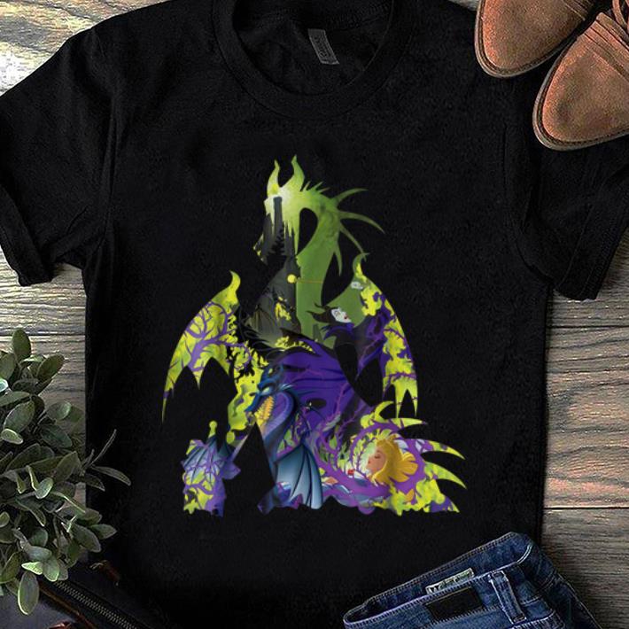 Premium Disney Sleeping Beauty Maleficent Dragon Silhouette shirt 1 - Premium Disney Sleeping Beauty Maleficent Dragon Silhouette shirt