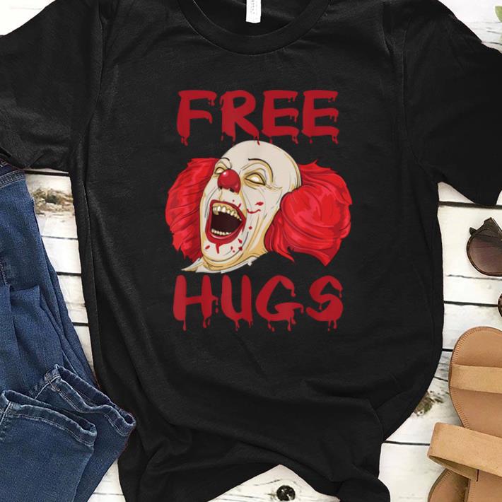 Premium Free Hugs Evil Killer Scary Clown Halloween Gift shirt 1 - Premium Free Hugs Evil Killer Scary Clown Halloween Gift shirt