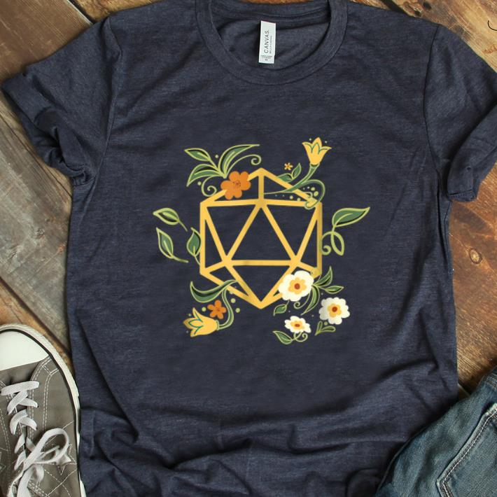 Premium Geeky Polyhedral D20 Dice Set Plant Nerdy shirt 1 - Premium Geeky Polyhedral D20 Dice Set Plant Nerdy shirt