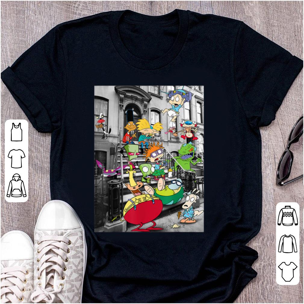 Premium Nickelodeon Classic Nicktoons Hanging On Stoop 1 - Premium Nickelodeon Classic Nicktoons Hanging On Stoop