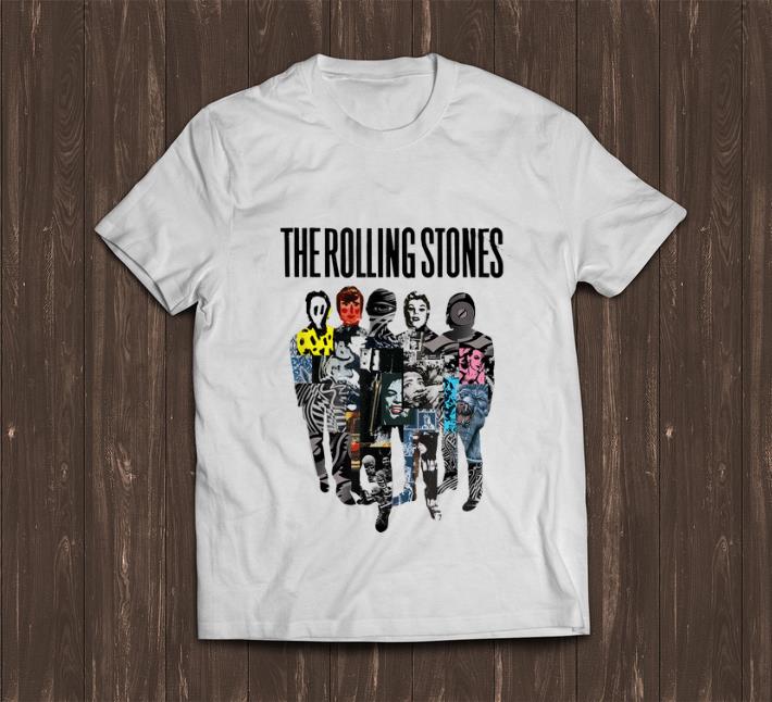 Premium Rolling Stones Official Silhouette Collage shirt 1 2 - Premium Rolling Stones Official Silhouette Collage shirt
