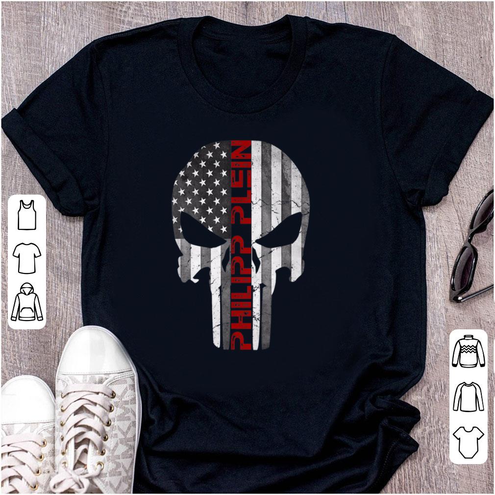 Pretty Philipp Plein Skull Rhinestones American shirt 1 - Pretty Philipp Plein Skull Rhinestones American shirt