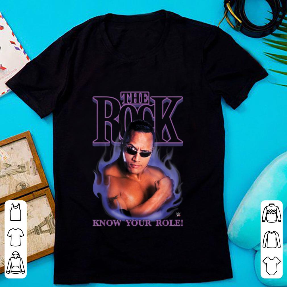 Pretty The Rock Know Your Role WWE shirt 1 - Pretty The Rock Know Your Role WWE shirt