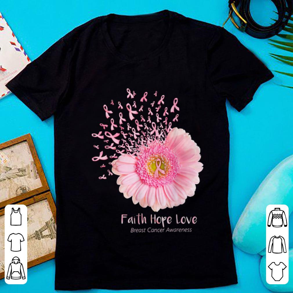 Top Faith Hope Love Breast Cancer Awareness Pink Daisy Flower shirt 1 - Top Faith Hope Love Breast Cancer Awareness Pink Daisy Flower shirt