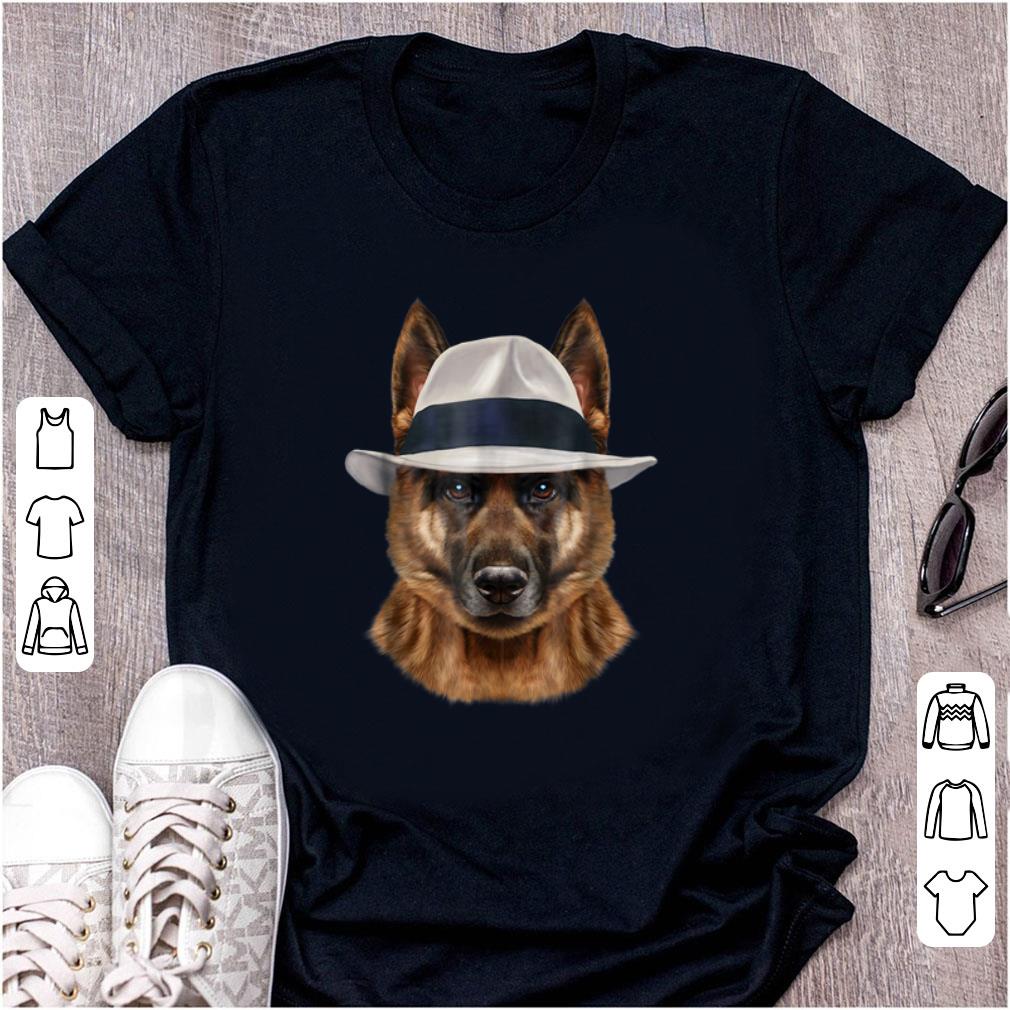 Top German Shepherd Dog in Fedora Hat shirt 1 - Top German Shepherd Dog in Fedora Hat shirt