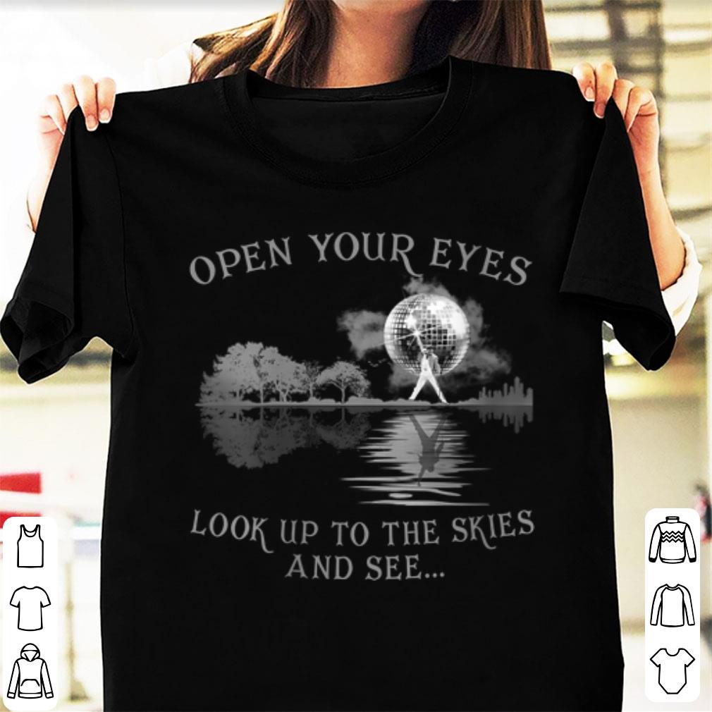 Top Open Your Eyes Look Up To The Skies And See Guitar Lake Freddie Mercury shirt 1 - Top Open Your Eyes Look Up To The Skies And See Guitar Lake Freddie Mercury shirt