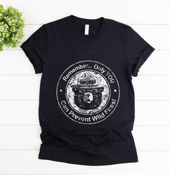 Top Remember Only You Can Prevent Wild Fires Bear shirt 1 - Top Remember Only You Can Prevent Wild Fires Bear shirt
