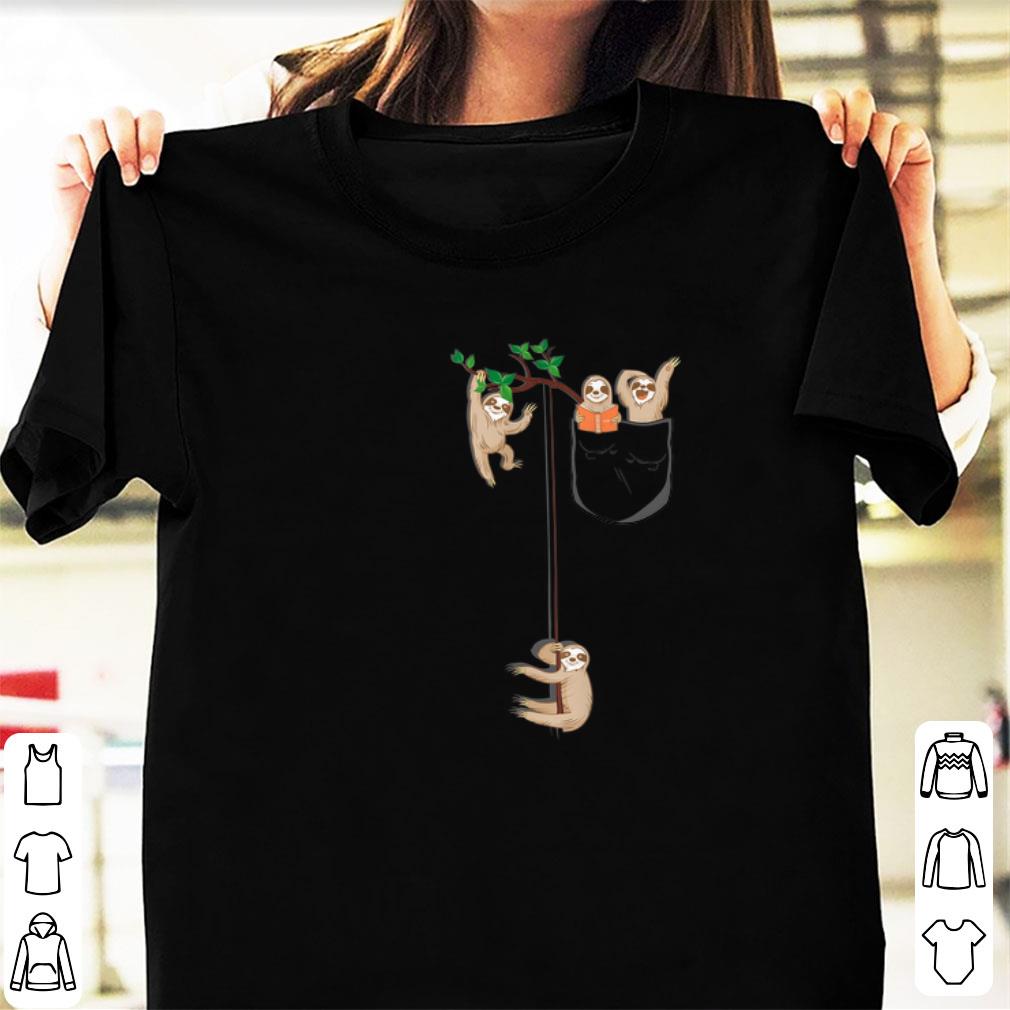 Top Sloth Family Habitat In Pocket shirt 1 - Top Sloth Family Habitat In Pocket shirt