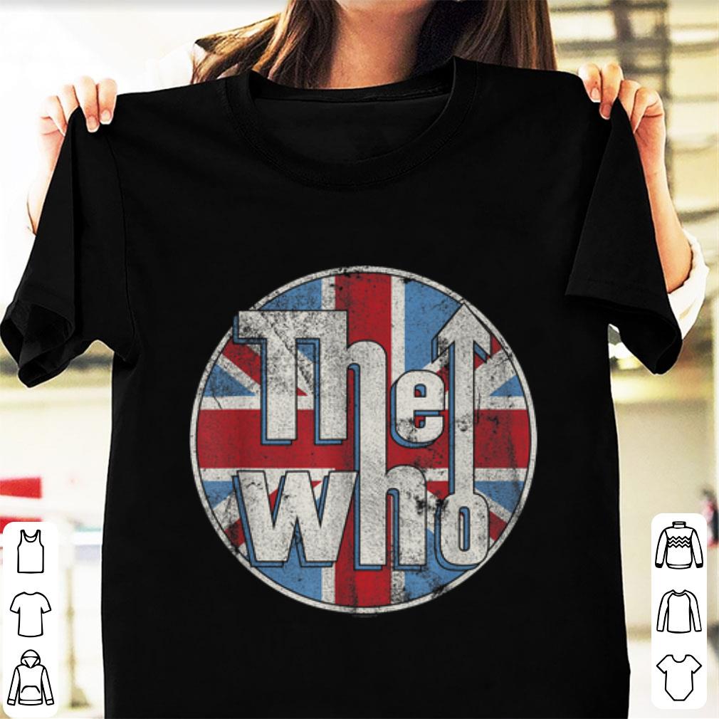 Top The Who Union Jack Circle Logo shirt 1 - Top The Who Union Jack Circle Logo shirt