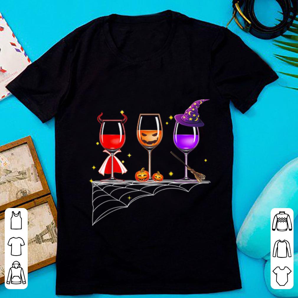 Top Wine Glass Of Witchcraft Halloween shirt 1 - Top Wine Glass Of Witchcraft Halloween shirt