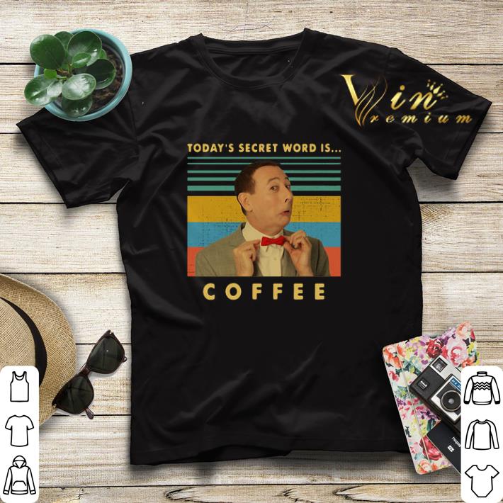 Vintage Pee-wee Herman Today’s secret word is coffee shirt Vintage Pee wee Herman Today s secret word is coffee shirt 4 - Vintage Pee-wee Herman Today’s secret word is coffee shirt