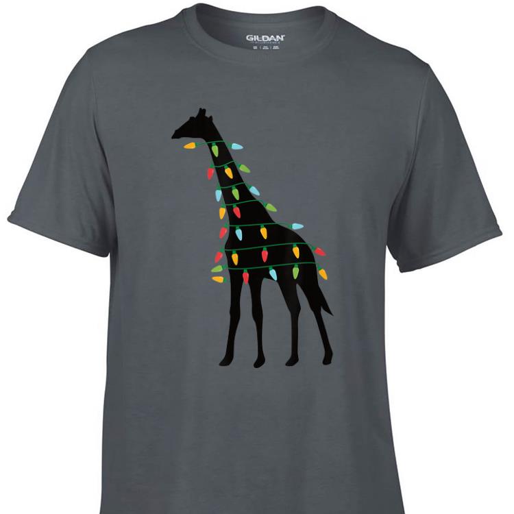 Awesome Christmas Lights Giraffe shirt 1 - Awesome Christmas Lights Giraffe shirt