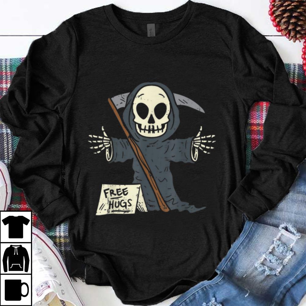 Awesome Free Hugs Grim Reaper Scary The Death Halloween Costume shirt 1 - Awesome Free Hugs Grim Reaper Scary The Death Halloween Costume shirt