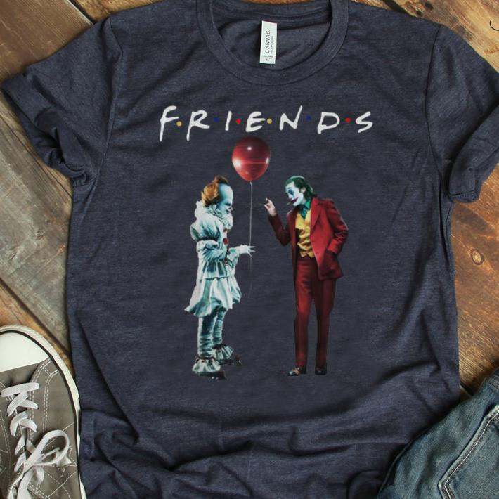 Awesome Friends Pennywise With Joker shirt 1 - Awesome Friends Pennywise With Joker shirt