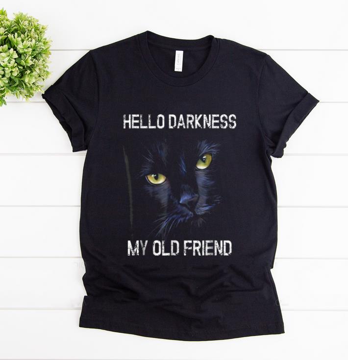 Awesome Hello Darkness My Old Friend Cat Halloween Gift shirt 1 - Awesome Hello Darkness My Old Friend Cat Halloween Gift shirt