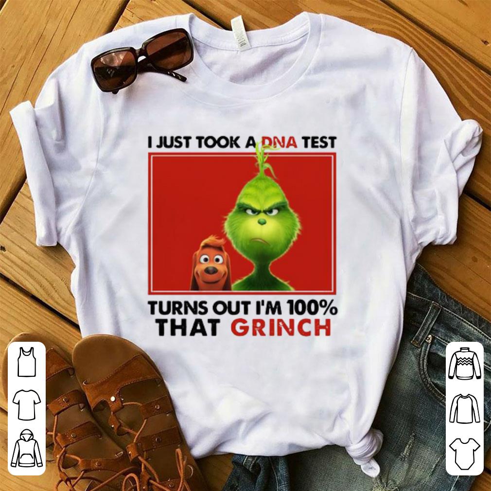 Awesome I Just Took A DNA Test Turns Out I m 100 That Grinch shirt 1 - Awesome I Just Took A DNA Test Turns Out I’m 100% That Grinch shirt