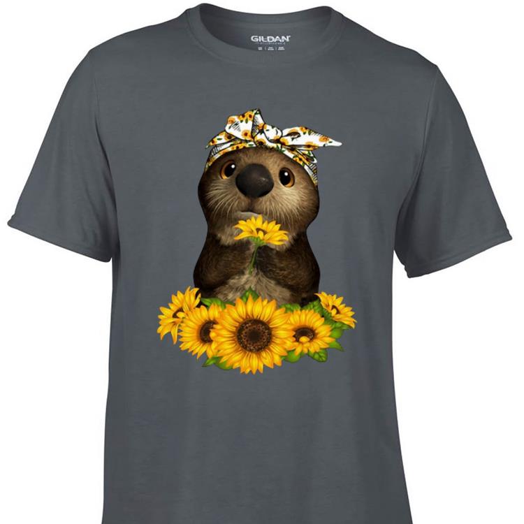 Awesome Otter Sunflowers shirt 1 - Awesome Otter Sunflowers shirt