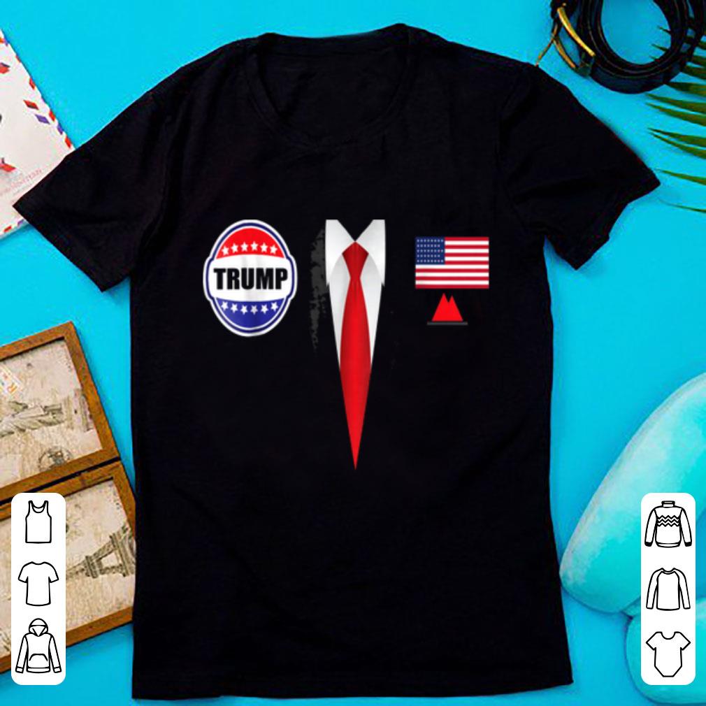 Awesome President Trump Suit Halloween Lazy Costume Flag shirt 1 - Awesome President Trump Suit Halloween Lazy Costume Flag shirt