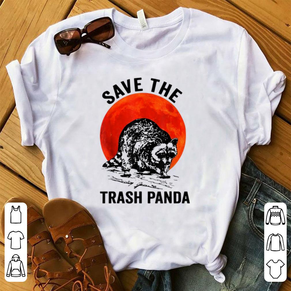 Awesome Save The Trash Panda Sunset Racccon shirt 1 - Awesome Save The Trash Panda Sunset Racccon shirt
