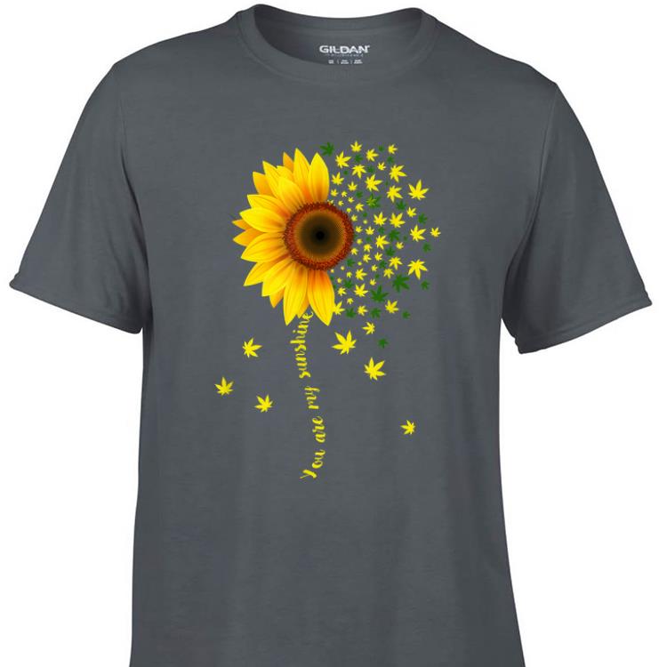 Awesome Sunflower Cannabis Weed Leaf Lover Marijuana shirt 1 - Awesome Sunflower Cannabis Weed Leaf Lover Marijuana shirt