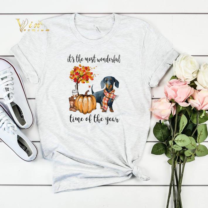 Dachshund it s the most wonderful time of the year Autumn shirt sweater 4 - Dachshund it's the most wonderful time of the year Autumn shirt sweater