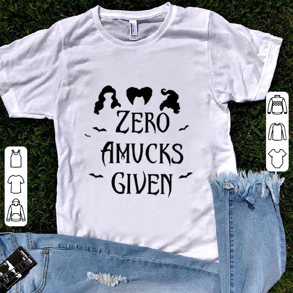 Funny Zero Amucks Given Halloween shirt 1 - Funny Zero Amucks Given Halloween shirt