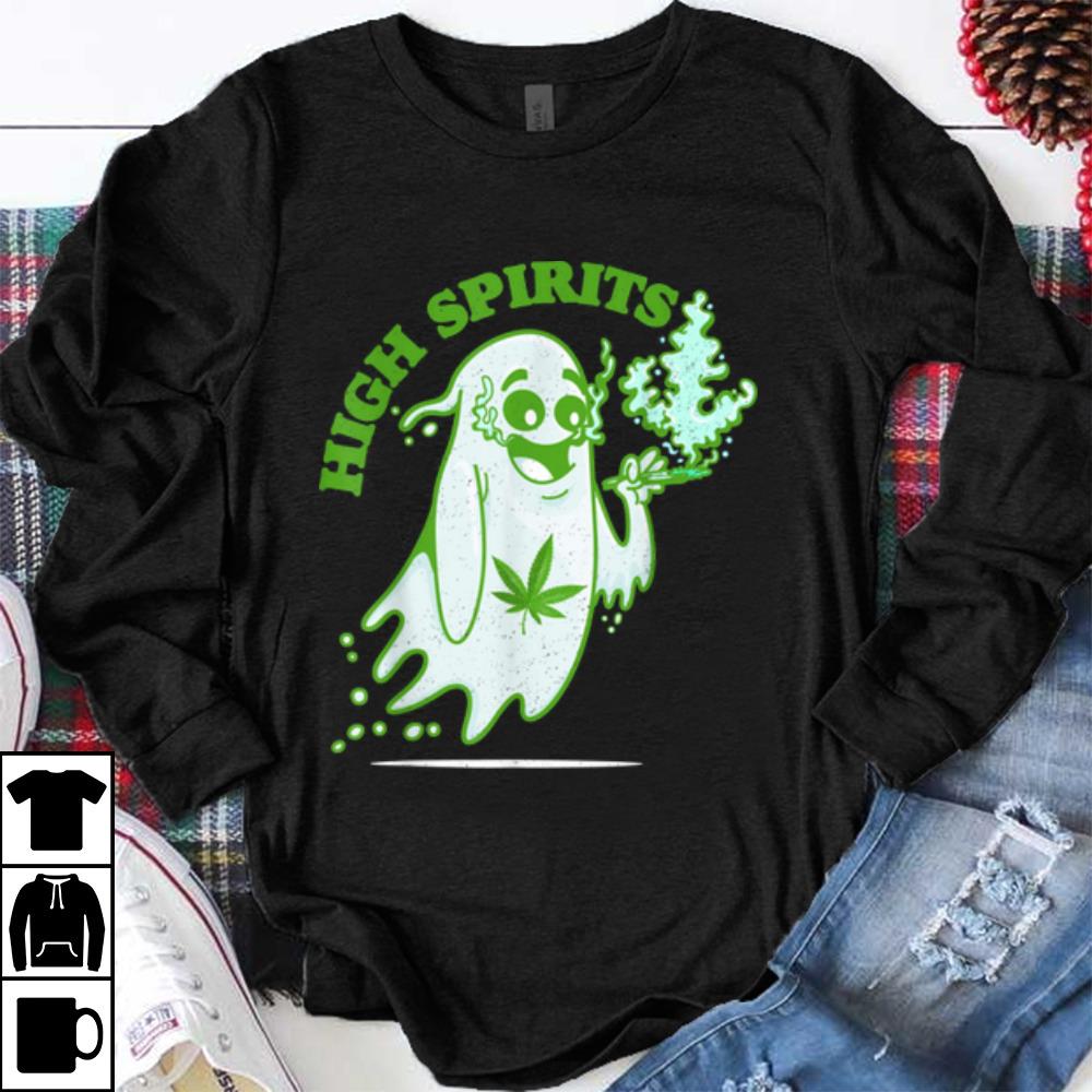 Halloween Marijuana Cannabis Ghost Design Weed Smokers shirt 1 - Halloween Marijuana Cannabis Ghost Design Weed Smokers shirt