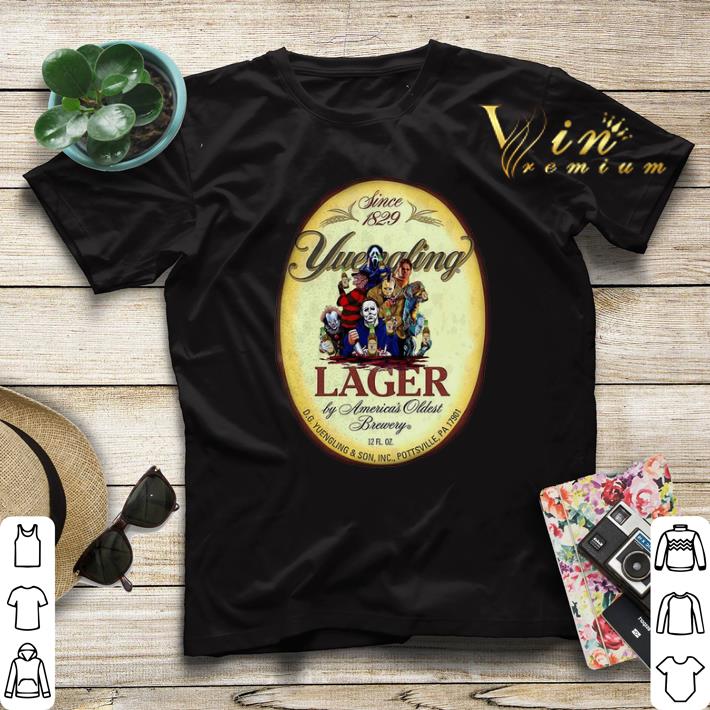 Horror characters Yuengling Lager by America s Oldest Brewery shirt sweater 4 - Horror characters Yuengling Lager by America's Oldest Brewery shirt sweater