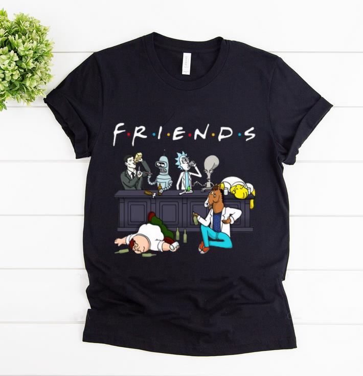 Hot Bender Homer Simpson Rick Bojack Horseman Friends shirt 1 - Hot Bender Homer Simpson Rick Bojack Horseman Friends shirt