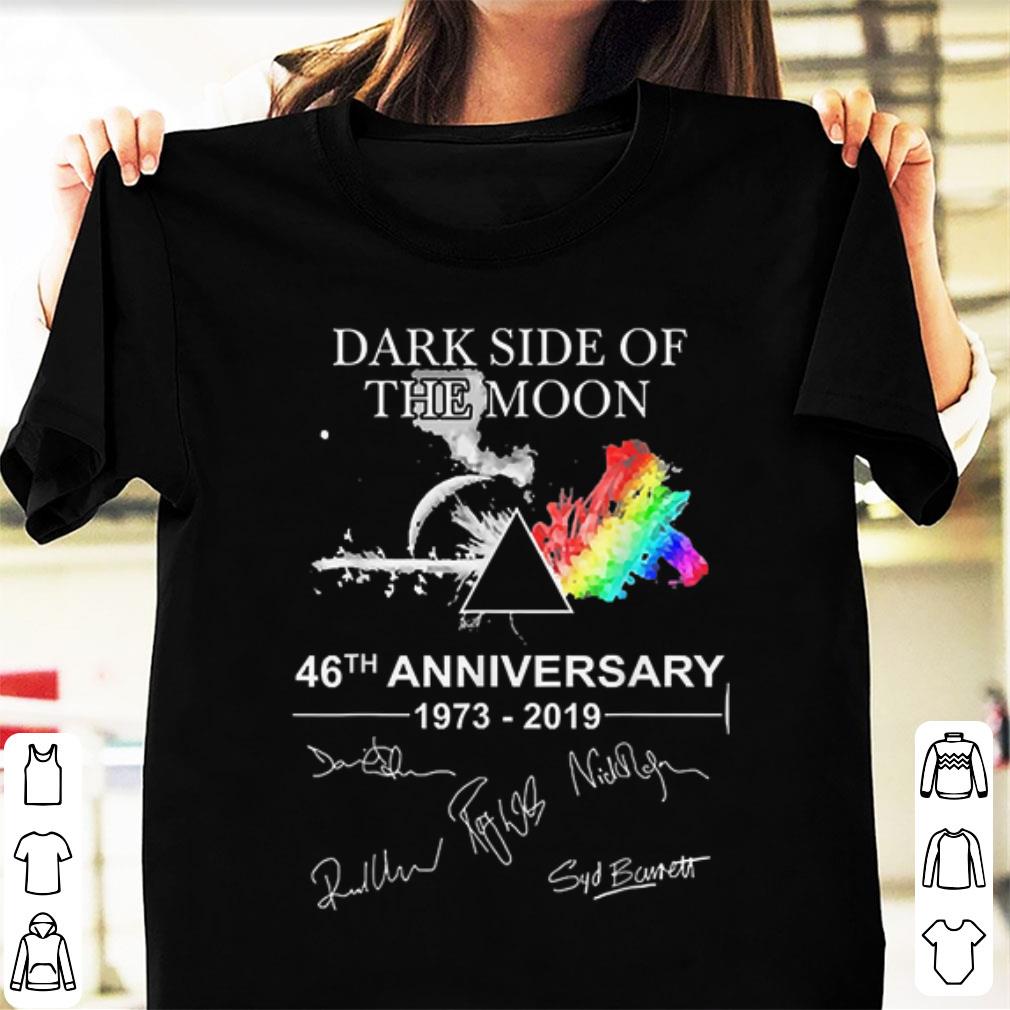 Hot Dark Side Of The Moon 46th Anniversary 1973 2019 Signature shirt 1 - Hot Dark Side Of The Moon 46th Anniversary 1973 2019 Signature shirt