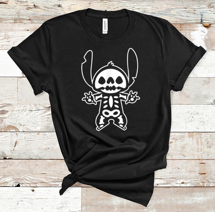 Hot Disney Stitch Halloween Skeleton shirt 1 - Hot Disney Stitch Halloween Skeleton shirt