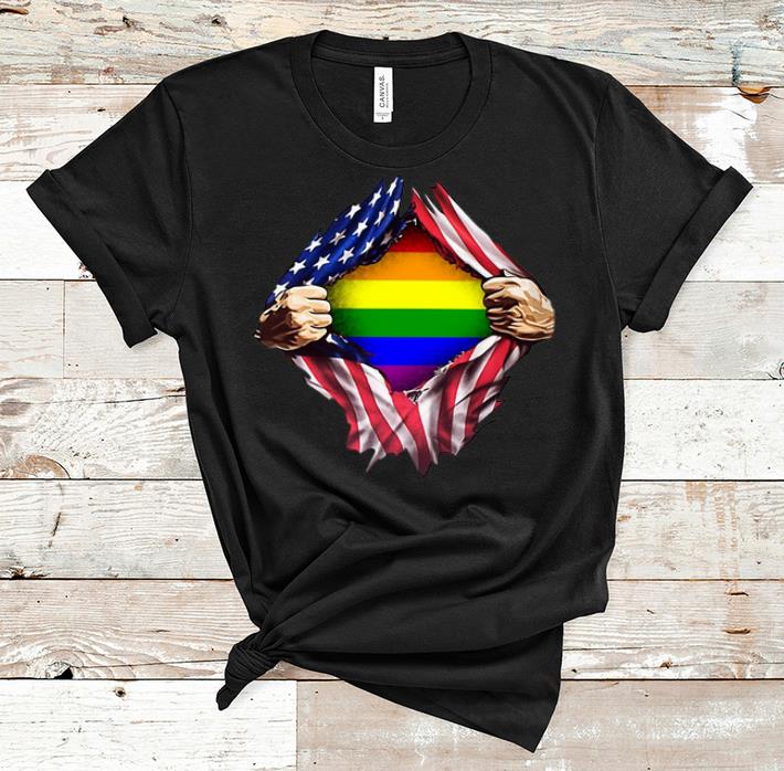 Hot Pride Rainbow Flag Ripped LGBT Gay shirt 1 - Hot Pride Rainbow Flag Ripped LGBT Gay shirt