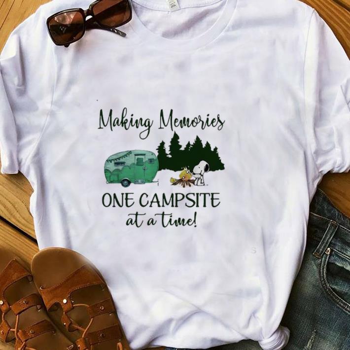 Hot Snoopy and Woodstock Making Memories One Campsite At A Time shirt 1 - Hot Snoopy and Woodstock Making Memories One Campsite At A Time shirt