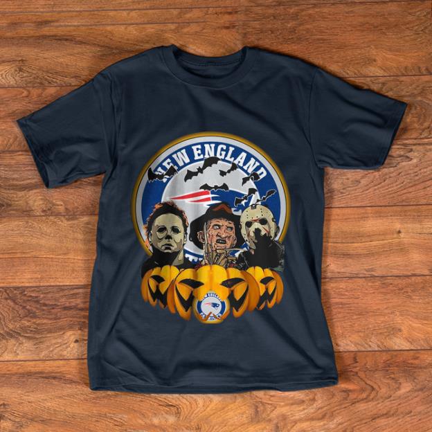 Hot The Horror Trinity Pumpkin New England Patriots Halloween shirt 1 - Hot The Horror Trinity Pumpkin New England Patriots Halloween shirt